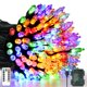 thumbnail image 1 of Luces navideñas Tcamp que funcionan con pilas, 10 m, 100 LED, impermeables, 1 of 9