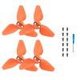 thumbnail image 1 of 2 Pares Hélices para DJI Neo Drone Coloridas Cuchillas Accesorios Liberación Rápida (naranja), 1 of 3
