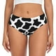 thumbnail image 1 of Fotbe Cow Print Black White Calzones Estampados para Mujer – Ropa Interior de Algodón, Cómoda, Suave y Elástica-Medium, 1 of 6