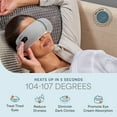 thumbnail image 2 of LifePro Eye Massager - Headache Relief Device - Smart Eye Massager for Migraines with Heat, Vibration and Bluetooth Music (Gray), 2 of 7