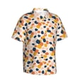thumbnail image 2 of Hawaiian Shirt For Men, Abstract Bubbles Drops Print Mens Button Down Short Sleeve Shirt, Summer Beach Shirts For Men, 2 of 2