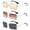 C1 black gray +C2 purple gray +C3 Orange, variant on 3 Pairs Rimless Rectangle Sunglasses Tinted Frameless Eyewear Vintage Transparent Rectangle Y2K Glasses for Women Men - C4 transparent +C5 tangerine +C6 double gray