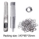 thumbnail image 3 of 120 unids 10 mm ojal y punzón Die Herramienta Set Metal Button Orommet DIY Crafts Tmvgtek Para estrenar, 3 of 3