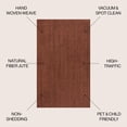 thumbnail image 3 of JONATHAN Y NATURAL FIBER 3 x 5 Area Rug, Pata Hand Woven Chunky Jute - Terracotta, NRF102F-3, 3 of 9