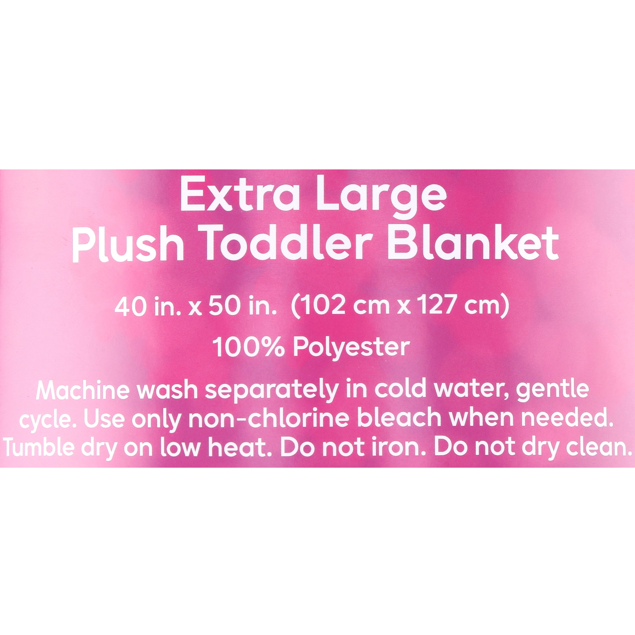 Disney Princess Plush Toddler Throw Blanket, 40"x50", Pink