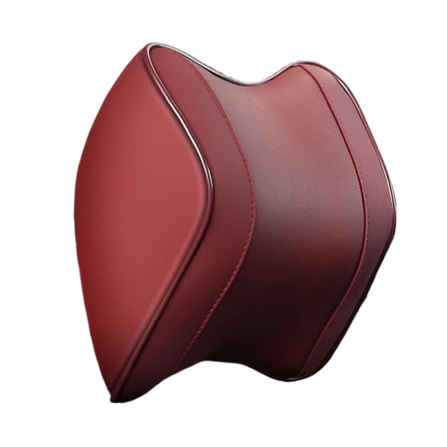tredstone Soft Car Pillow Relief For Neck Pain And Stiffness While Driving Suitable For Most Car claret