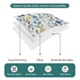 thumbnail image 6 of Queen Quilt Set 90''x96'', Blue Yellow Spring Floral Lightweight Bedspread Coverlet Set with 2 Pillow Shams, Elegant Summer Botanical Green Breathable All Season Quilt Bedding for Bedroom/Guest Room, 6 of 8