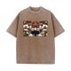 thumbnail image 4 of Camiseta lavada de albaricoque para hombre, ropa de calle de Hip Hop, camiseta de gran tamaño con estampado gráfico de Anime, Tops Vintage sueltos de algodón de manga corta de verano, 4 of 5
