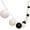 Black, variant on 3M10Ft 30 Pink White Ball LED Xmas Wedding Battery Operated String Fairy Light