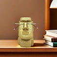 thumbnail image 4 of ZenCart Man Head Eyeglasses Holder Resin Abstract Male Bust Eyeglass Stand Tabletop Decor Glasses Organizer for Home Office Desk, 4 of 8