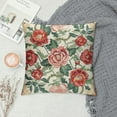 thumbnail image 2 of Nawypu  Throw Pillow Covers,Red Cozy with Leaves and Floral Pattern Pillowcases,Decoration Square Pillows Cushion Covers for Living Room Couch Sofa Bed Car Chair, 2 of 5