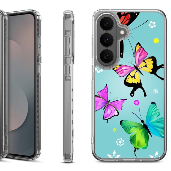 Shockproof Phone Case for Samsung Galaxy A37 5G, by OneToughShield - Butterfly