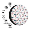 thumbnail image 4 of Naloa Sea Turtle PVC Leather Spare Tire Wheel Cover for Car Truck SUV Camper Trailer Universal Fit many size15 inch, 4 of 6