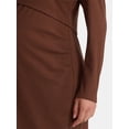 thumbnail image 3 of Time and Tru Women's Maternity Ribbed Dress Set, 2-Piece, Size S-XXL, 3 of 4