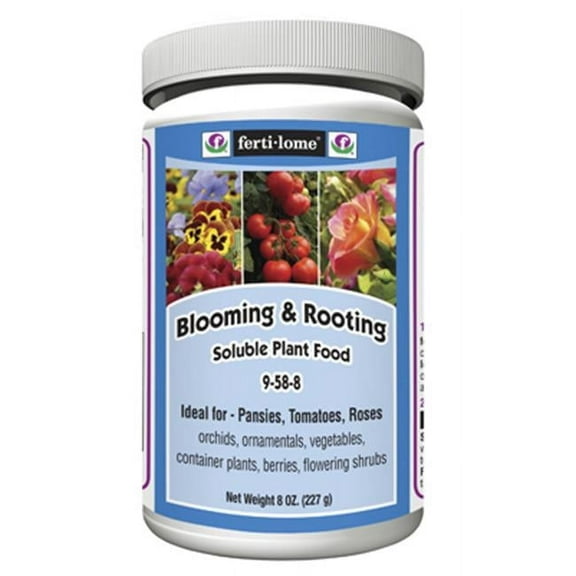 Fertilome (11778) Blooming & Rooting Soluble Plant Food 9-58-8 (8 oz)