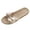 Beige, variant on Samickarr Summer Slippers For Women Indoor And Outdoor Wide Women Female Bowknot Flax Linen Flip Flops Beach Shoes Sandals Slipper