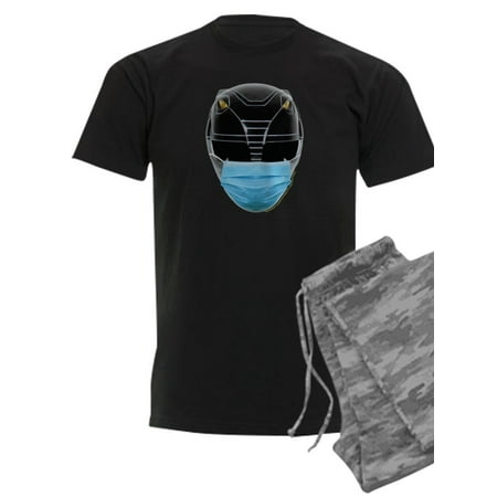 

CafePress - Power Rangers Black Ranger Wearing - Men s Dark Pajamas
