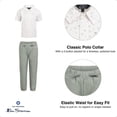 thumbnail image 2 of Ben Sherman Clothes Boys’ 2-Piece Tech Polo Pant Outfit Set – Includes Short Sleeve Polo Shirt & Pants, Comfortable Everyday Clothing for Little & Big Boys Sizes (4-14), 2 of 9