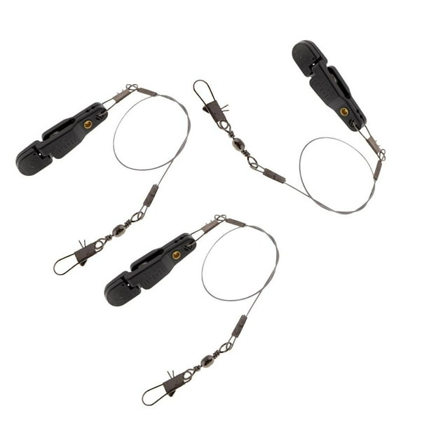 3x Snap Release Clip W Outrigger Planer licencia Señuelos De Hundimiento Para Pesca