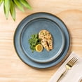 thumbnail image 2 of AmorArc Ceramic Appetizer Plates Set of 2, 8.25 Inch Large Stoneware Salad Plates for Kitchen, Microwave& Dishwasher Safe, Scratch Resistant-Space Blue, 2 of 4