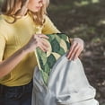 thumbnail image 5 of FORMRS 13"-13.3" Laptop Sleeve Protective Case Soft Carrying Quilted Computer Bag Cover, Green Abstract Shapes, 5 of 7