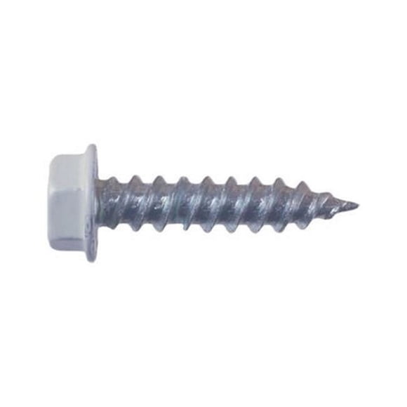 AP Products 1103.2038 1.25 in. No. 8 White Hex Washer Head Screws - Pack of 1000