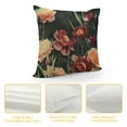 thumbnail image 4 of Creowell  Beautiful Flowers Print Corduroy Throw Pillow Covers Soft Square Throw Pillow Case Home Decorations for Bed Sofa Living Room  Multi-Size, 4 of 5