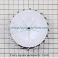 thumbnail image 2 of Whirlpool Dryer Blower Wheel W11497304, 2 of 5