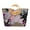 Purple, variant on YIFEI Rattan Wood Handle Sequin Embroidered Floral Beach Bag Tote for Vacation and Wedding Party