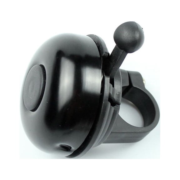 Loud Bike Bell for Mountain Bikes Made of Durable Aluminum and Plastic Black Color Fits 22mm