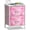 Tie-Dye Pink, variant on Sorbus Nightstand with 2 Drawers, Steel Frame, Wood Top, Fabric Bins, Purple