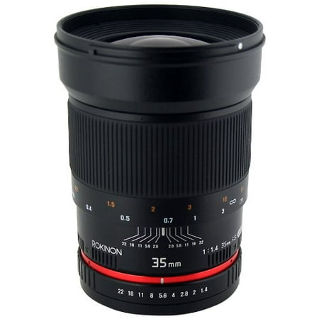 - Rokinon 35mm F1.4 AS UMC Wide Angle Fixed Lens for Olympus and Panasonic Micro 4/3 (MFT) Mount Digital Cameras (RK35M-MF