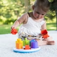 thumbnail image 2 of Fat Brain Toys Plugzy - Fine Motor Shape-Learning Sensory Toy, Babies & Toddlers, 2 of 7