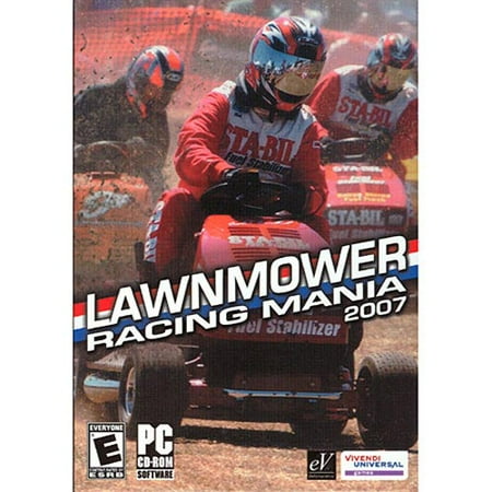 Racing Disc - Lawnmower Racing Mania 2007 PC CDRom Game ~ Do you have the mowtivation? Can you cut it?