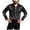 Black, variant on Ruffled Tuxedo Shirts Disco Shirt for Men Prom Halloween 80s 90s Ruffle Retro Shirt (Purple, XXL)
