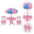 thumbnail image 4 of SHISUYAN 1 Set Miniature Beach Chair Beach Table Umbrella Mini House Micro Beach Scene Decor, 4 of 8