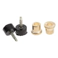 thumbnail image 2 of MERIGLARE High Hee Tips Protector Taps Stiletto Heel Caps Cover Shoes Dowel Lift 9mm Golden, 2 of 8