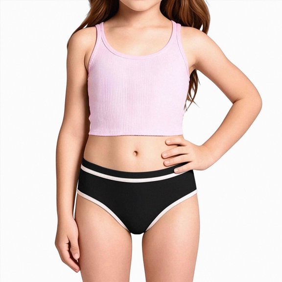 gdxvjhbj Girls Swim Bottom Underwear Tween Girl Bikini Swimsuit 2026 Summer Beach Vacation Swimwear 5T 6T 7T 8T 9T 10-14 Years (Black,5-6 Years)