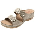 thumbnail image 2 of Zapatillas con cuña para mujer, zapatillas para exteriores para mujer, cadena de perlas, suela blanda Wmkox8yii  nm11884, 2 of 4