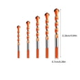 thumbnail image 2 of WHAMVOX 5Pcs Alloy Ceramic Tile Drill Bits for DIY and Professional Use, 2 of 8