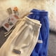 thumbnail image 2 of Pantalones harén de lana de cordero y terciopelo acolchados para otoño e invierno, ropa exterior cálida, pantalones deportivos holgados para niños, 2 of 4
