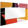 thumbnail image 4 of Empire Art Direct Finale I Rectangular Beveled Mirror on Free Floating Reverse Printed Tempered Art Glass, 72" x 36" x 0.4", Ready to Hang, 4 of 9