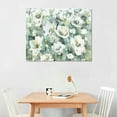thumbnail image 3 of Nawypu Elegant Flowers Wall Art Abstract Floral Pictures Wall Decor Modern Green Botanical Canvas Painting Flower Blossom Canvas Print Artwork for Living Room Bedroom Office Home Wall Decoration, 3 of 5