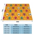 thumbnail image 4 of XMXT Flannel Throw Blanket for Couch, Mexican Skull Decoration Bed Sofa Decor Blankets for Home Bedroom, 40 x 30 inches, 4 of 9