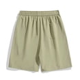 thumbnail image 4 of LiuXxxx 2025 Men's Summer Large Pocket Stretch Elastic Casual Loose Five Piece Shorts Beige XXL, 4 of 4