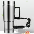 thumbnail image 5 of Naierhg Car Electric Kettle Detachable Fast Heating 12/24V 300ml Stainless Steel Electric Car Heated Kettle Cup for Water Tea Coffee Milk, 5 of 8