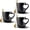 3Pcs, variant on HoliHive New Heart-Shaped Color Changing Magic Ceramic Mug, Thermochromic Magic Reveal Design, Fun Novelty Coffee Cup for Valentine's Day, Christmas and Mother's Day Gifts