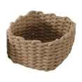 thumbnail image 2 of veasfak Multipurpose Organiser Box Rope Basket Container Bin Portable Storage Basket for Brown, 2 of 6