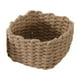 thumbnail image 2 of Cesta decorativa tejida en macramé, caja de almacenamiento multifuncional, elegante y con toalla. Marrón, 2 of 6