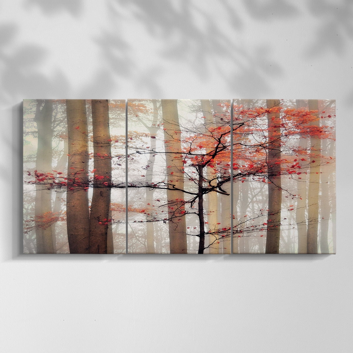 Wexford Home Orange Awakening - 32" x 48" Multi-Piece Canvas Art, Ready to Hang